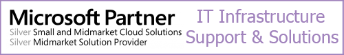 Microsoft Partner, Silver Small and Midmarket Cloud Solutions, Silver Midmarket Solution Provider, IT Infrastructure Support & Solutions